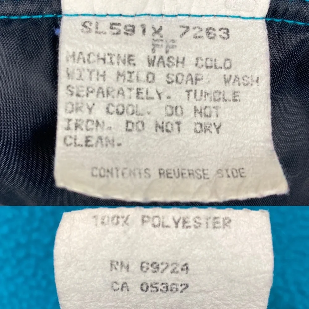 Vintage Columbia Jacket Womens Large Aztec Radial Sleeve Fleece Made In USA - Picture 11 of 12